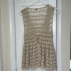Free People Crochet Top